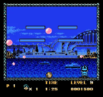 Super Pang II (Asia) (Ja) (Unl) screen shot game playing